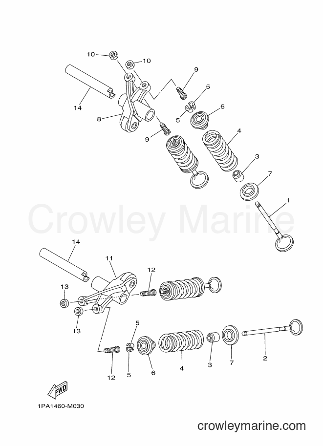 Yamaha Motors T150 (2ND4) [990] - VALVE