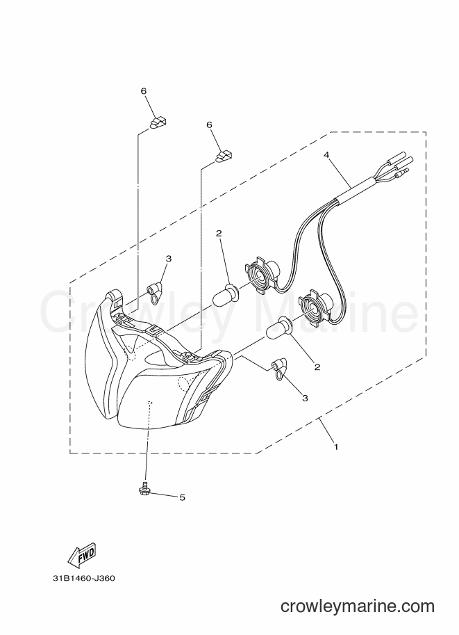 Yamaha Motors T115SE (31B5) [010] - HEADLIGHT