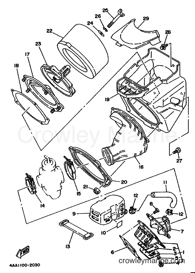 1992 Dirt Bike WR500Z - WR500Z (4AA1) [999] - INTAKE