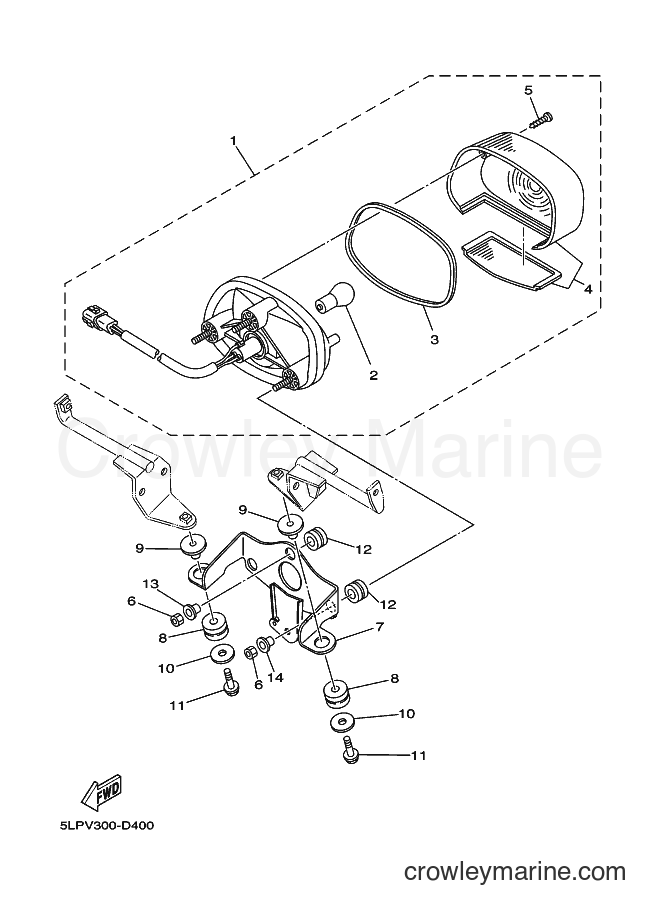 2005 ATV YFM660R - YFM660R (5LPV) [010] - TAILLIGHT