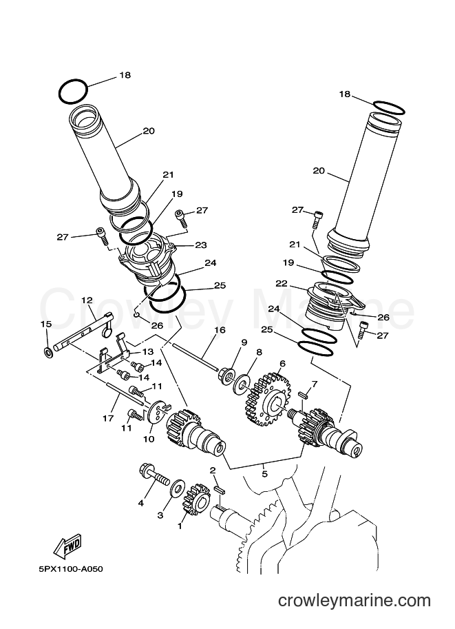 2007 Cruiser XV1700A - XV1700A (5VNP) [010] - CAMSHAFT & CHAIN