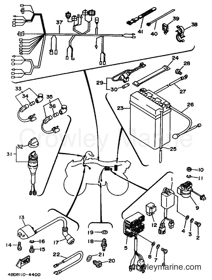 Yamaha Motors YFB250 (4BDD) [999] - ELECTRICAL 1