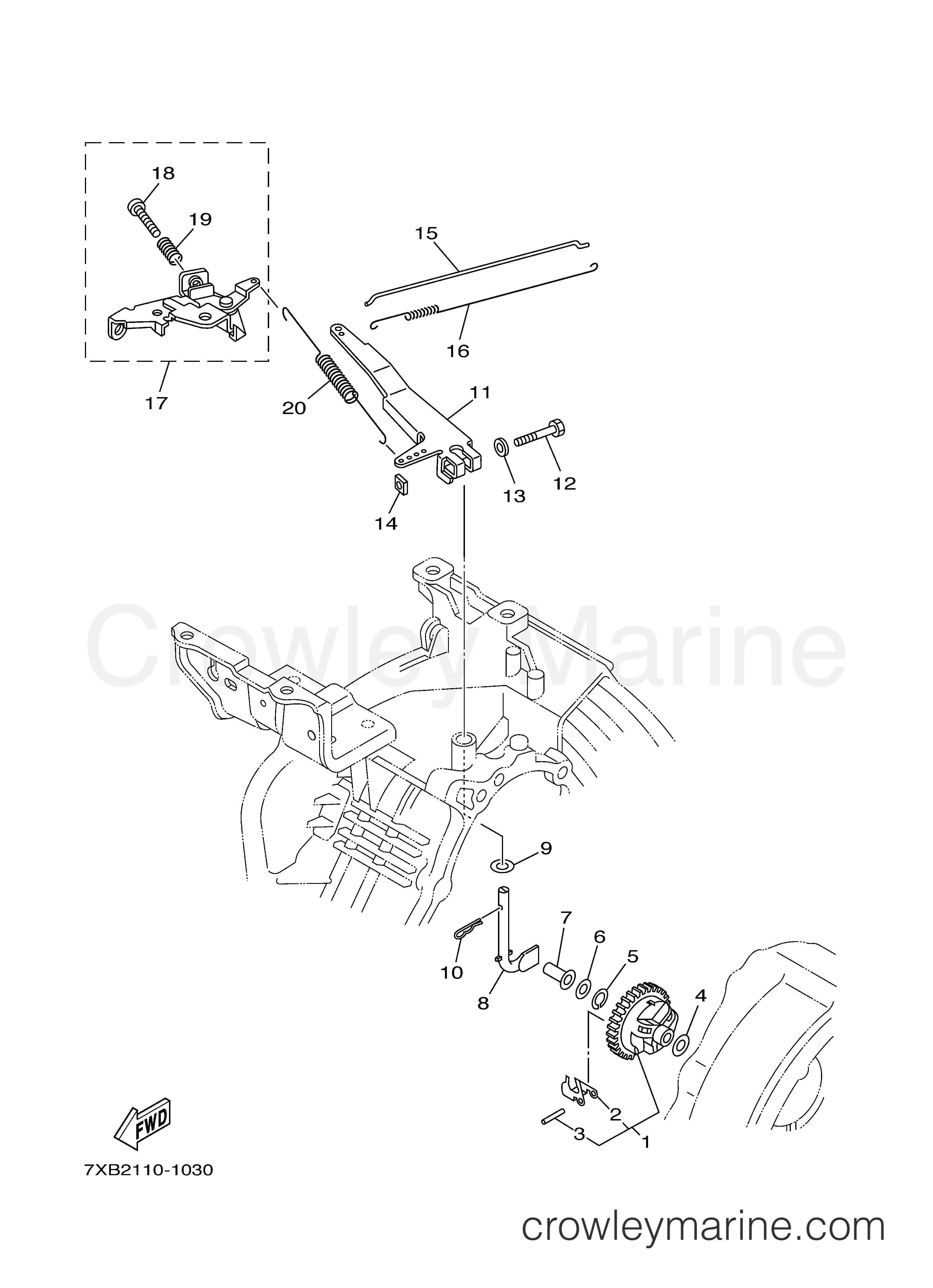 Yamaha Motors EF6600A - GOVERNOR 1