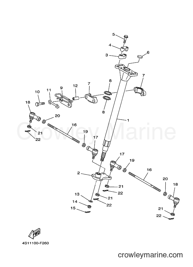 2007 ATV YFM400FWN - YFM400FWN (4S12) [010] - STEERING