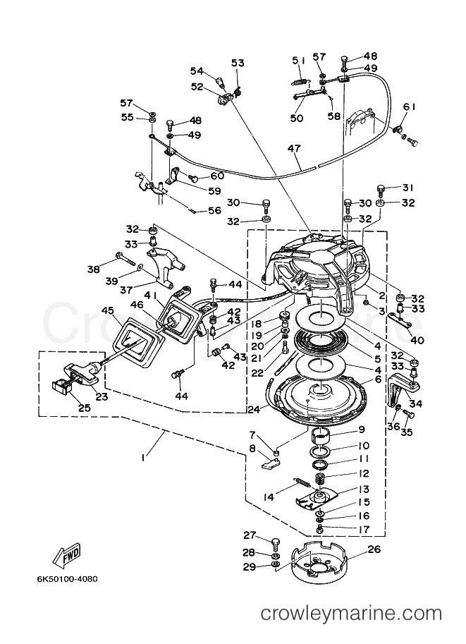 Yamaha Motors E-60H (6K5) [120] - STARTER