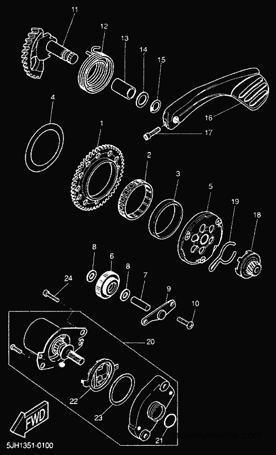 Yamaha Motors CW50 (5MN1) [020] - STARTER
