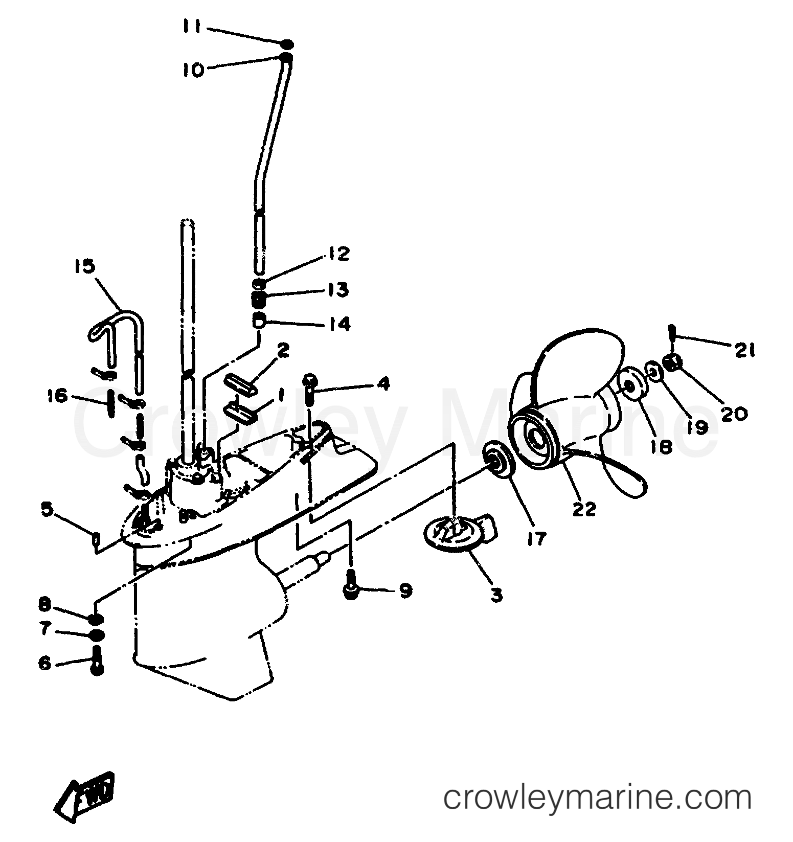 Yamaha Motors C60TLRX - LOWER CASING DRIVE 2