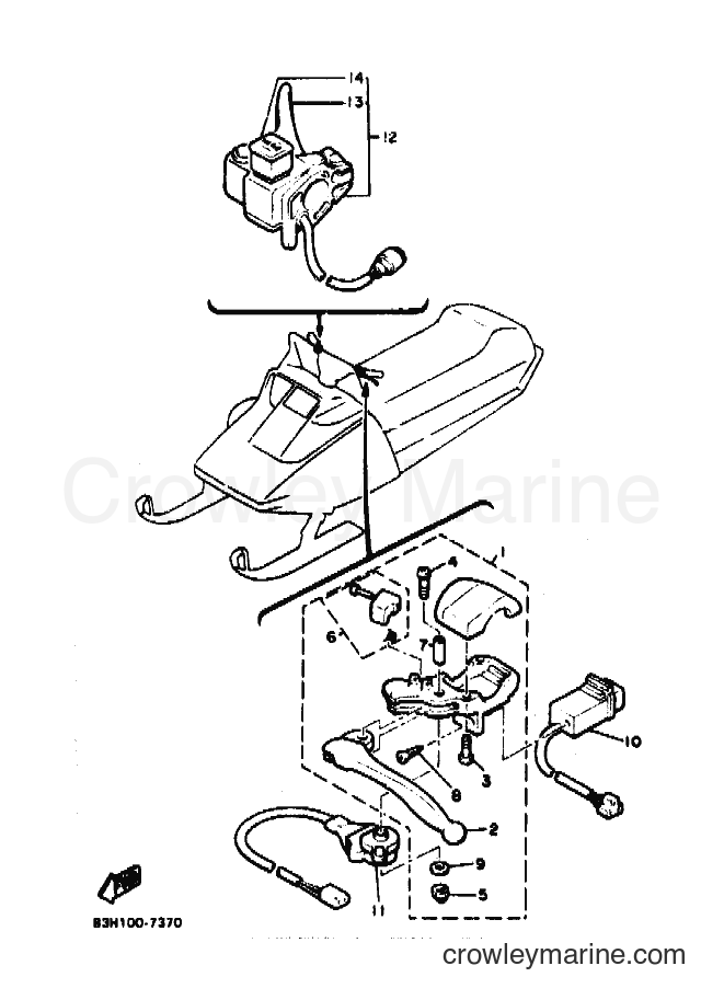 Yamaha Motors VMX540P (87V1) [010] - ELECTRICAL 2