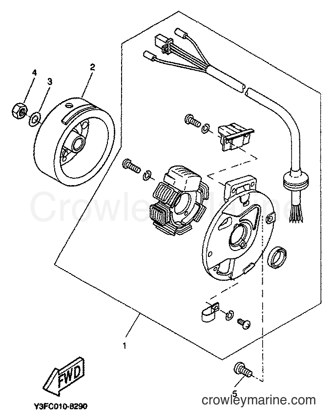 2001 Scooter EW50 - EW50 (5LH3) [030] - GENERATOR
