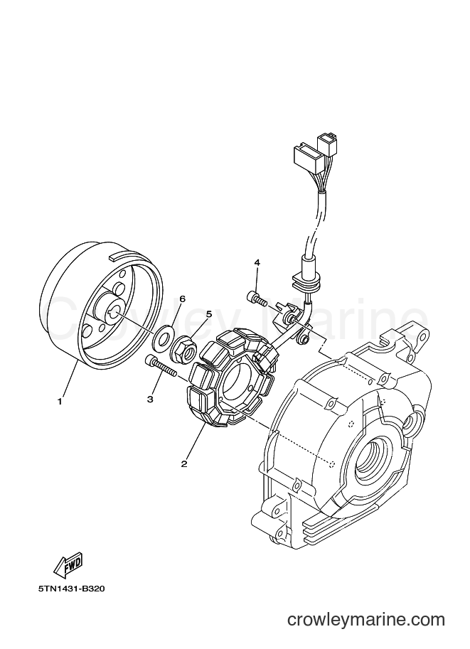 Yamaha Motors T110SEC (30C2) [010] - GENERATOR
