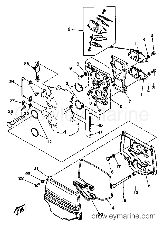 Yamaha Motors 25SD - INTAKE