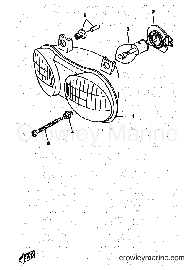 1998 Scooter CW50RS - CW50RS (4TDN) [999] - HEADLIGHT