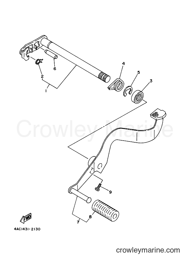 Yamaha Motors V120JR-S (4MA5) [010] - SHIFT SHAFT