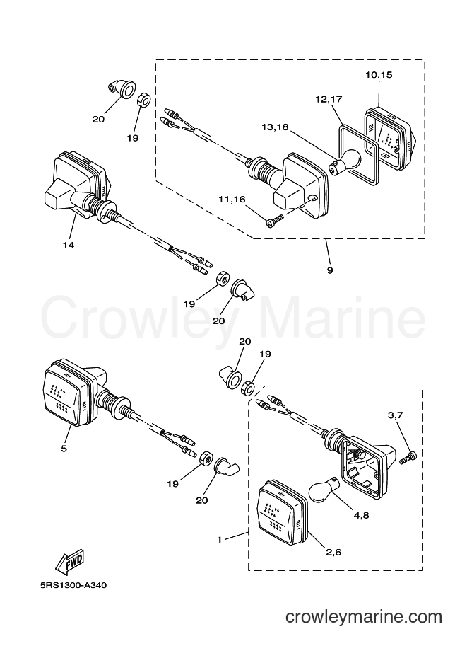 2003 Dirt Bike TW125 - TW125 (5RS4) [010] - FLASHER LIGHT