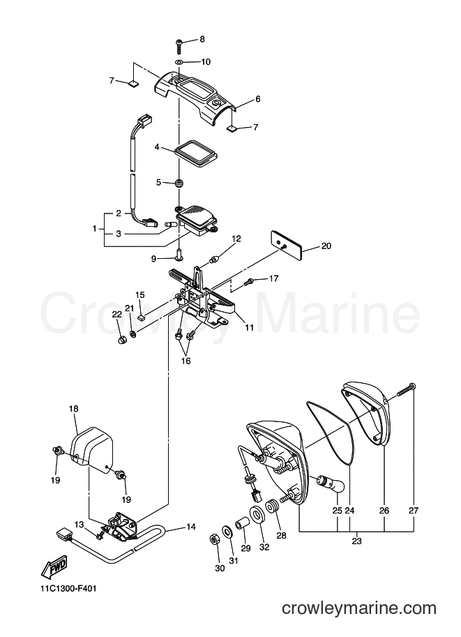 Yamaha Motors XVS1300A (11C3) [040] - TAILLIGHT