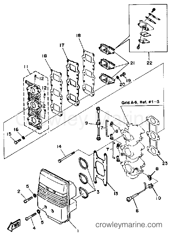 Yamaha Motors PRO50LH - AIR CLEANER