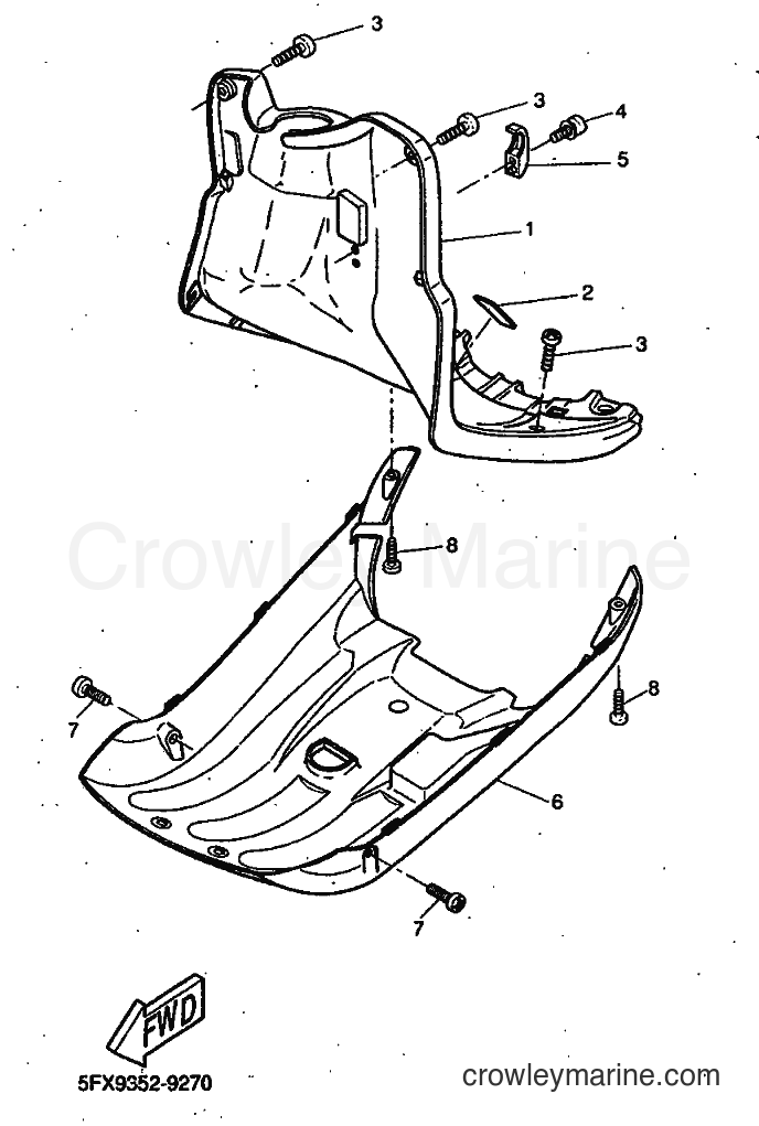 1999 Scooter CW50RS - CW50RS (5FX9) [999] - LEG SHIELD