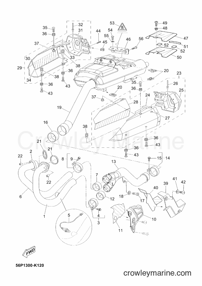 2013 Dirt Bike XT660ZA - XT660ZA (2BE2) [010] - EXHAUST