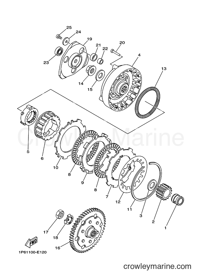2013 Dirt Bike TT-R50E - TT-R50E (2CJ2) [010] - CLUTCH