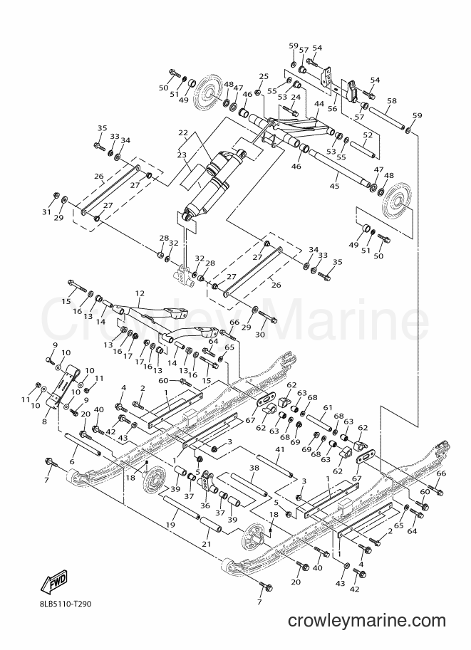 2018 Snowmobile RX10STL - RX10STL (8LB5) [020] - TRACK SUSPENSION 2