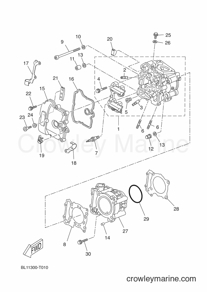 2018 Scooter YP400RA - YP400RA (BL11) [030] - CYLINDER