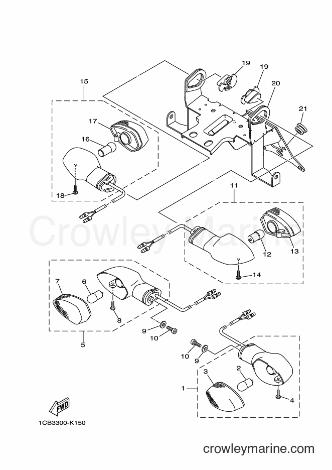 Yamaha Motors ED06 (1CB7) [010] - FLASHER LIGHT