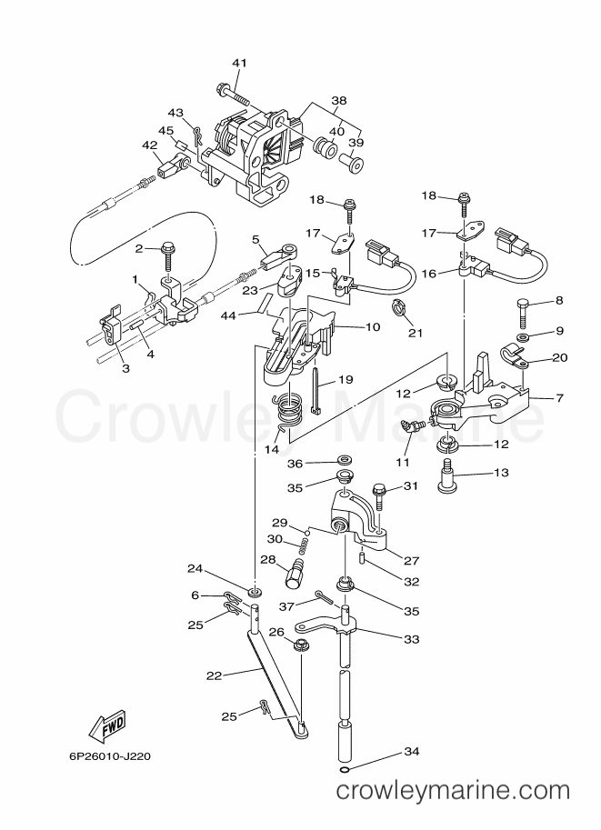 Yamaha Motors FL200CETX (6AM7) [090] - CONTROL
