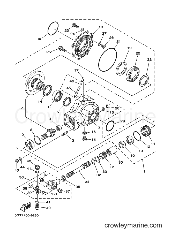 2000 ATV YFM600FWA - YFM600FWA (5GTB) [020] - DRIVE SHAFT