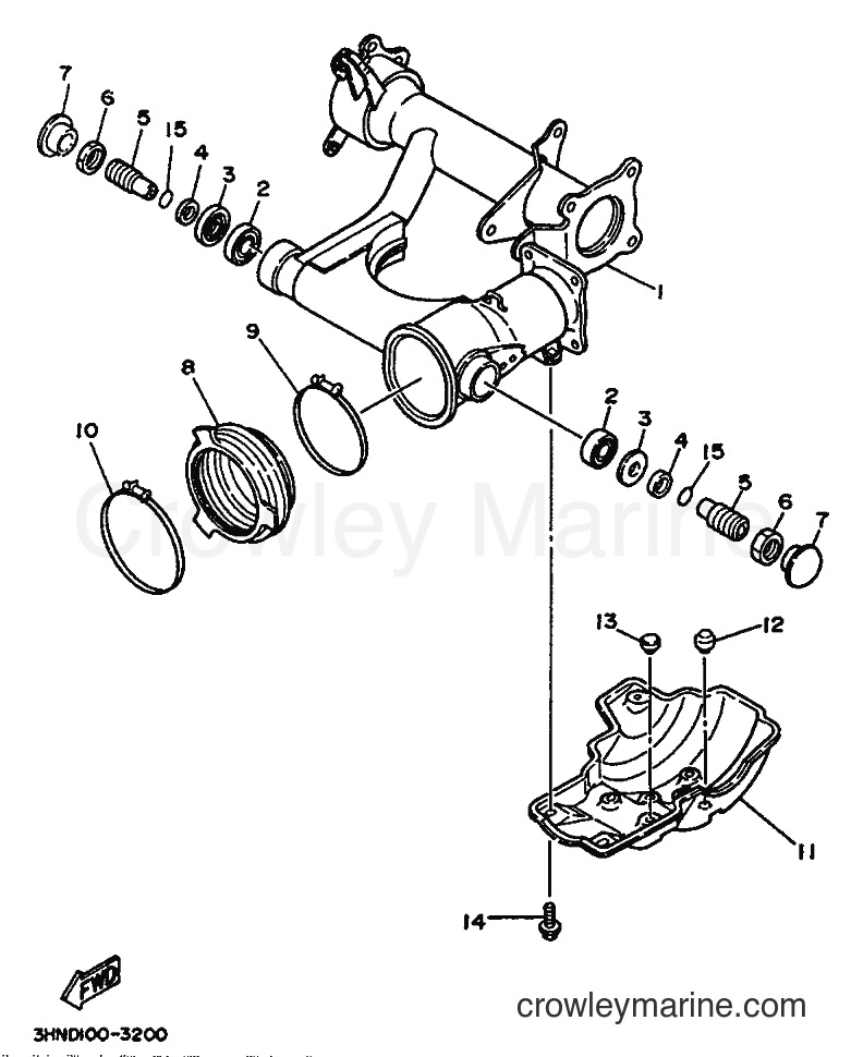 1997 ATV YFM350FWSP - YFM350FWSP (3HNV) [010] - REAR ARM