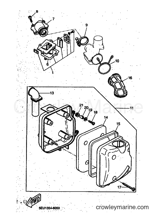 1998 Scooter YH50 - YH50 (5EU5) [010] - INTAKE