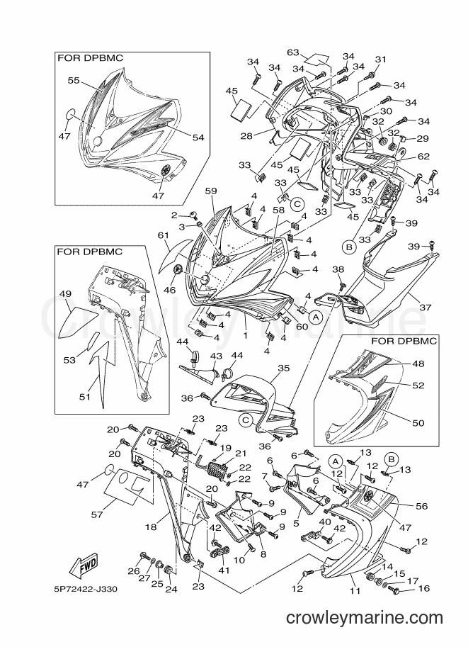 2010 Scooter T135HC - T135HC (5P72) [020] - LEG SHIELD