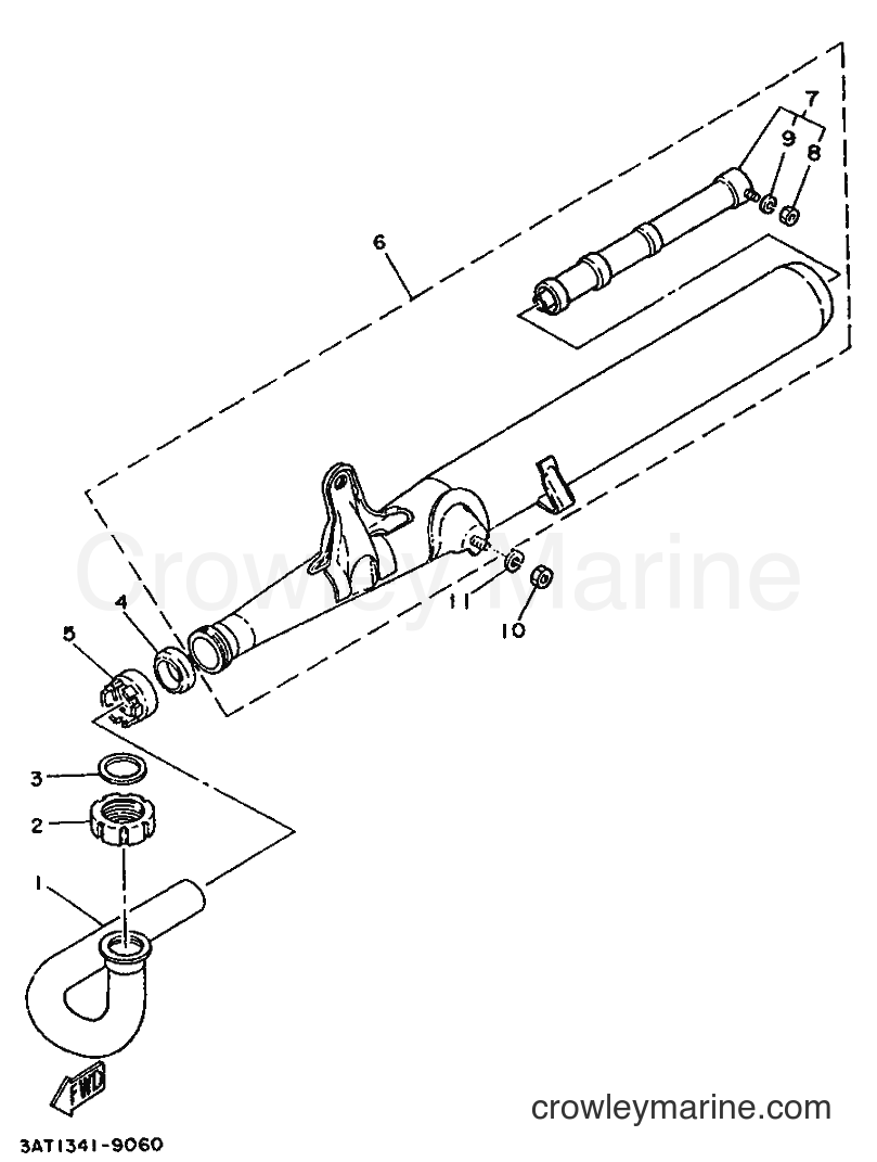 1989 Scooter FS1 - FS1 (3AT1) [999] - EXHAUST