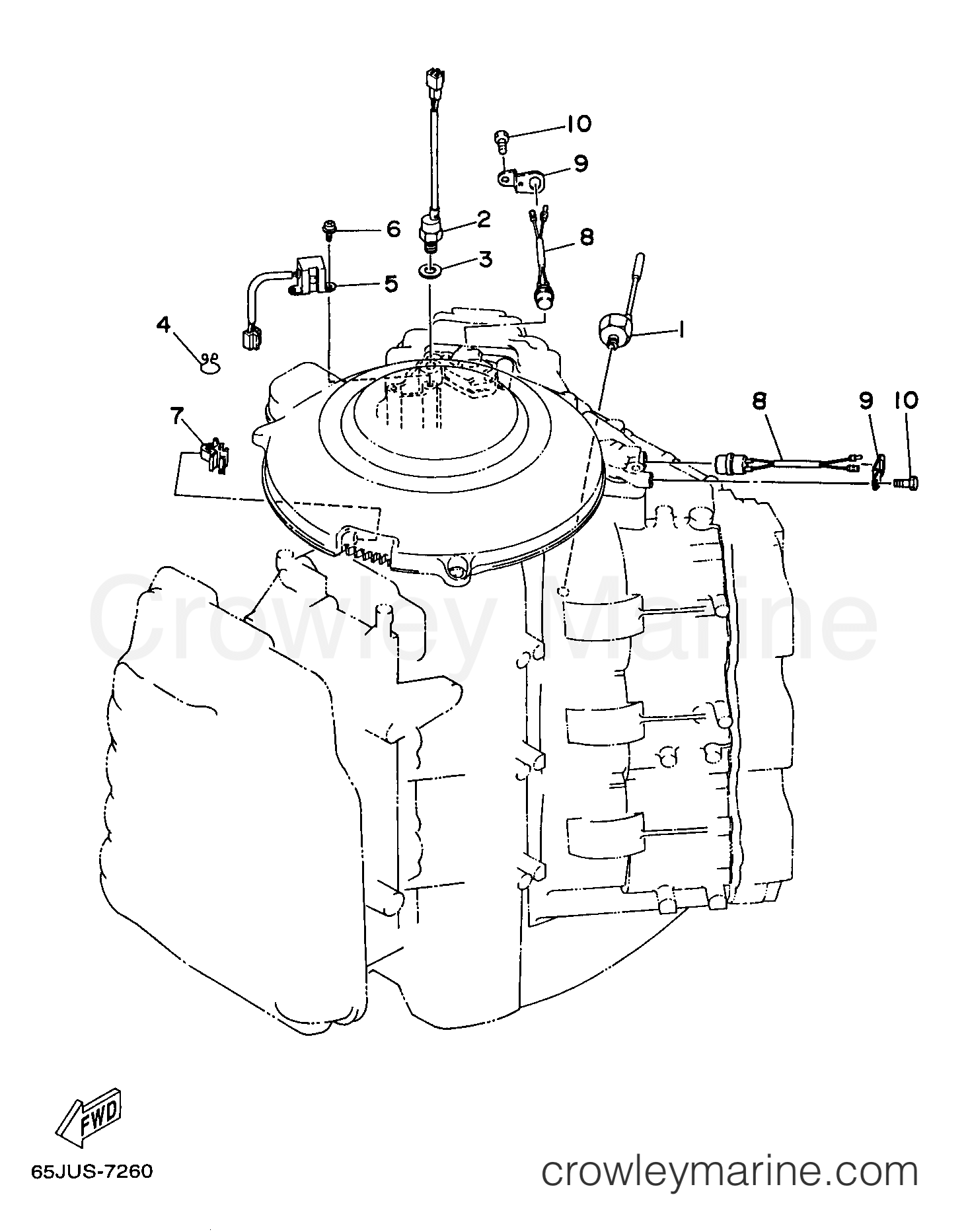 Yamaha Motors L225TURV - ELECTRICAL 4