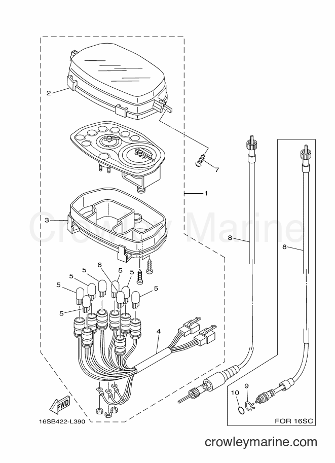 Yamaha Motors T115LE (16SC) [010] - METER
