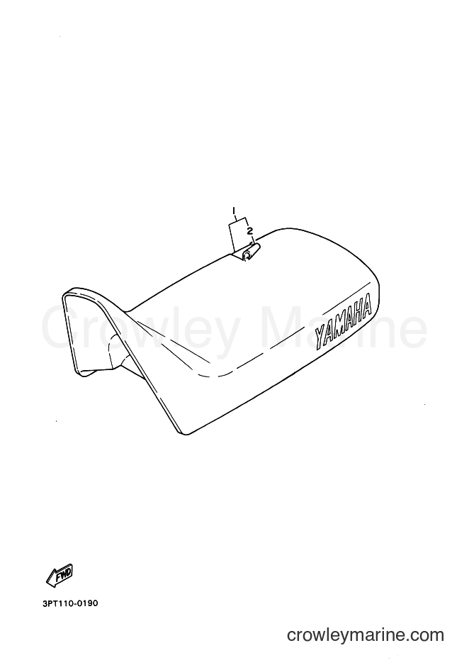 2001 Dirt Bike PW50 - PW50 (5PG2) [080] - SEAT