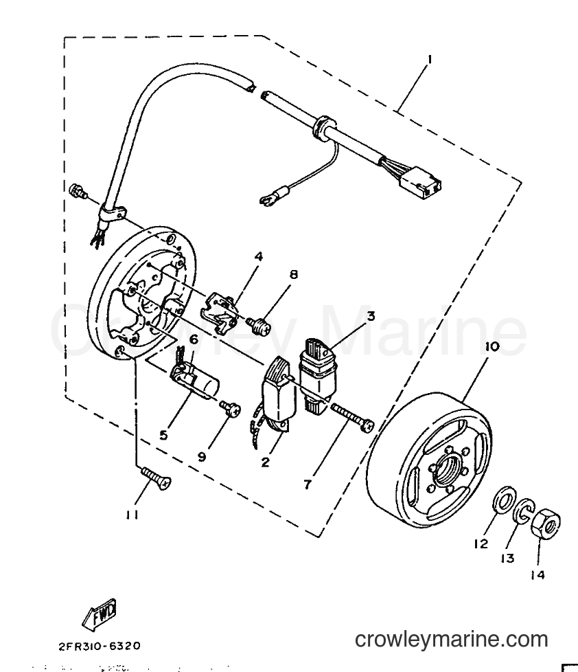 1986 Street Bike RD50M - RD50M (2FR) [999] - GENERATOR