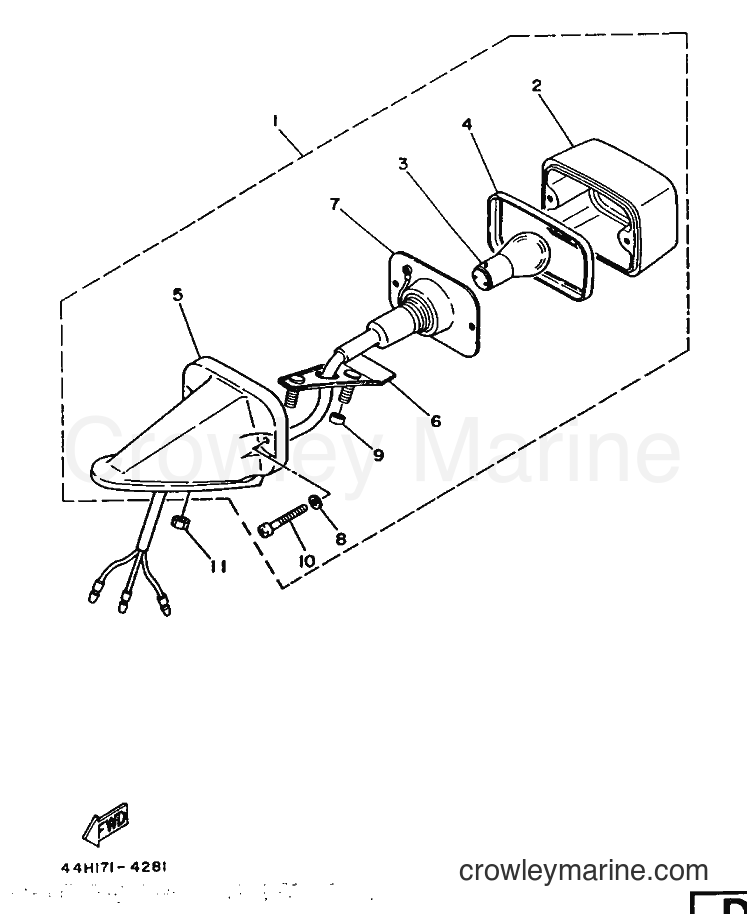 1986 Dirt Bike TY250R - TY250R (2AF) [999] - TAILLIGHT