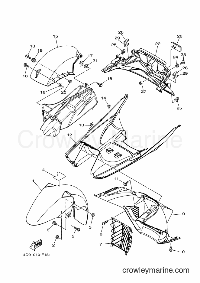 Yamaha Motors YP250 (4D96) [010] - FENDER