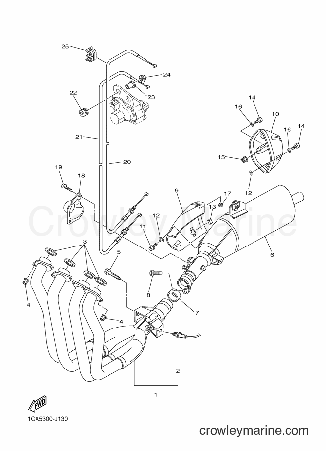 2015 Street Bike FZ1-S - FZ1-S (2DVB) [010] - EXHAUST