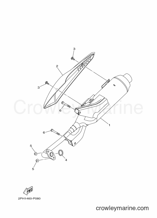 2015 Scooter LNS125 - LNS125 (2PH1) [010] - EXHAUST