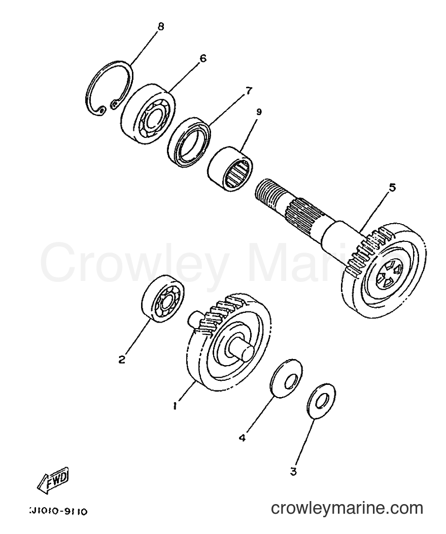 1995 Scooter YE80 - YE80 (4MU3) [999] - TRANSMISSION