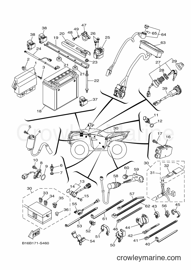 2017 ATV YFM700FWB - YFM700FWB (B16B) [010] - ELECTRICAL 1