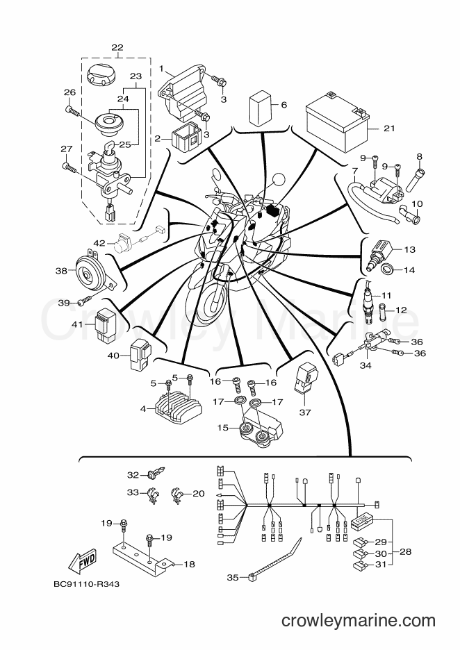Yamaha Motors YW125 (BC94) [010] - ELECTRICAL 1