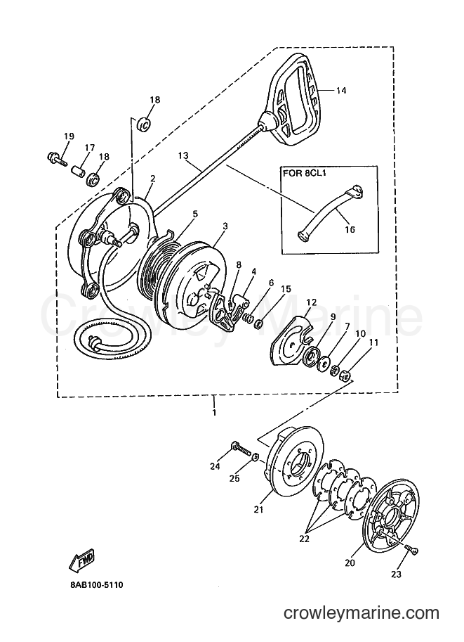 Yamaha Motors VX500ST (8BN2) [020] - STARTER