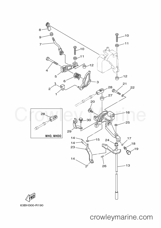 Yamaha Motors 40VMHOL (63BH) [110] - CONTROL