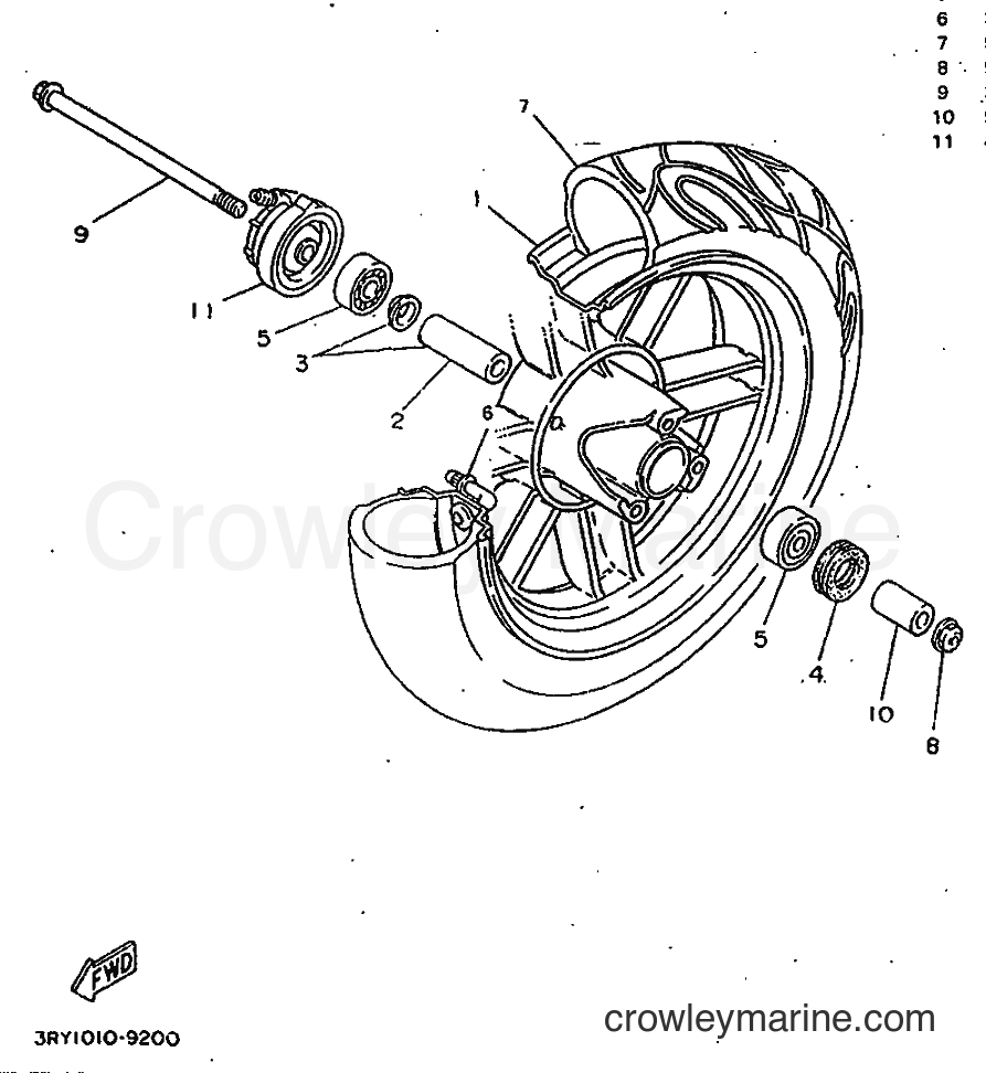 1998 Scooter CW50 - CW50 (4VVF) [010] - SEAT & CARRIER