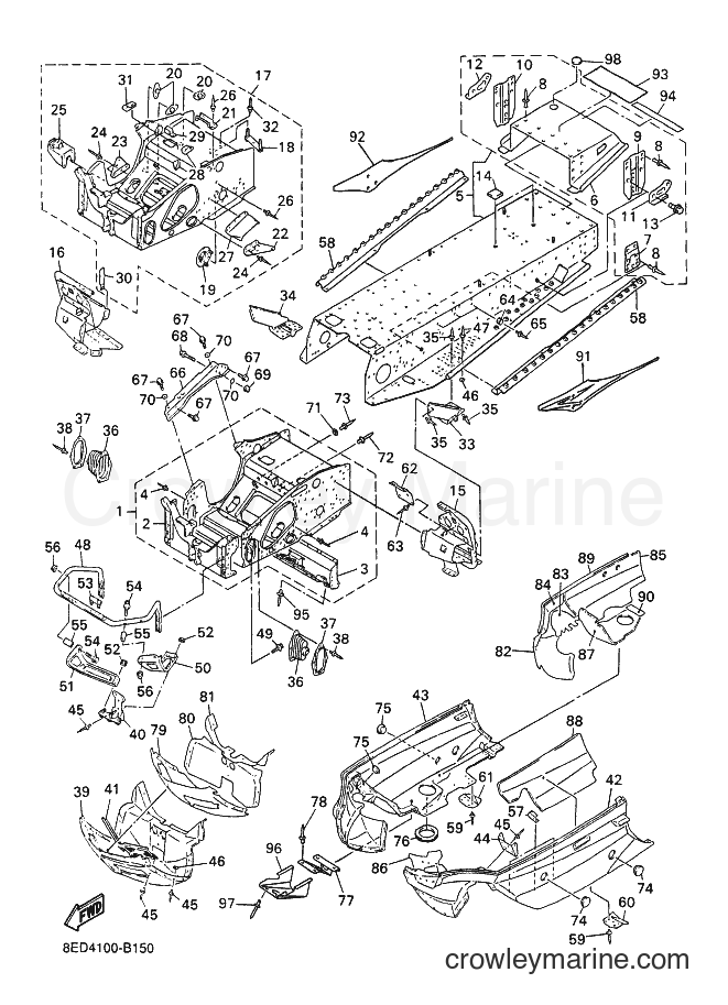 Yamaha Motors MM700 (8ED4) [030] - FRAME