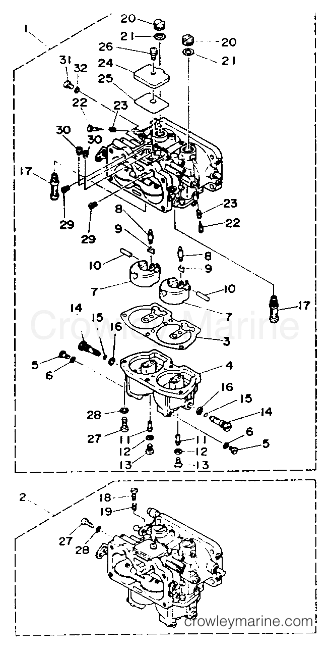 Yamaha Motors 115TXRR - CARBURETOR