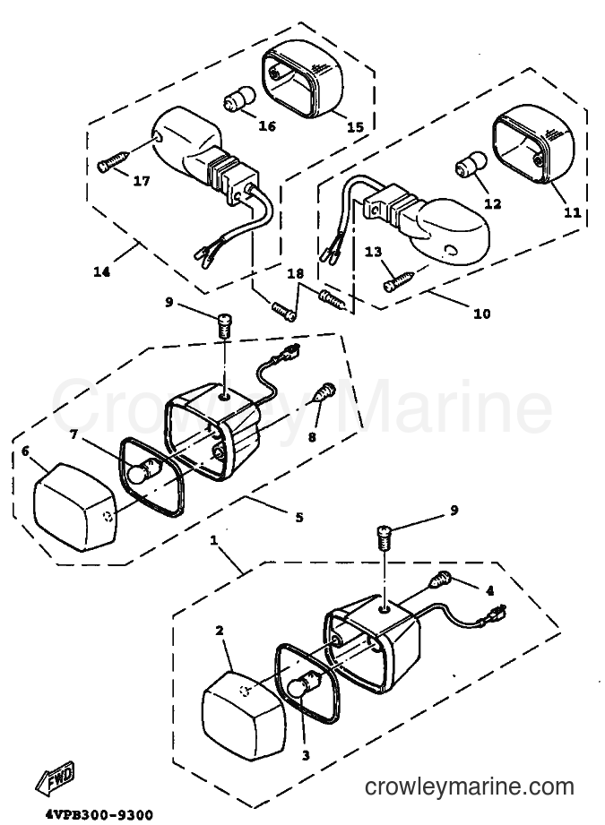 Yamaha Motors YW100 (4VPL) [010] - FLASHER LIGHT