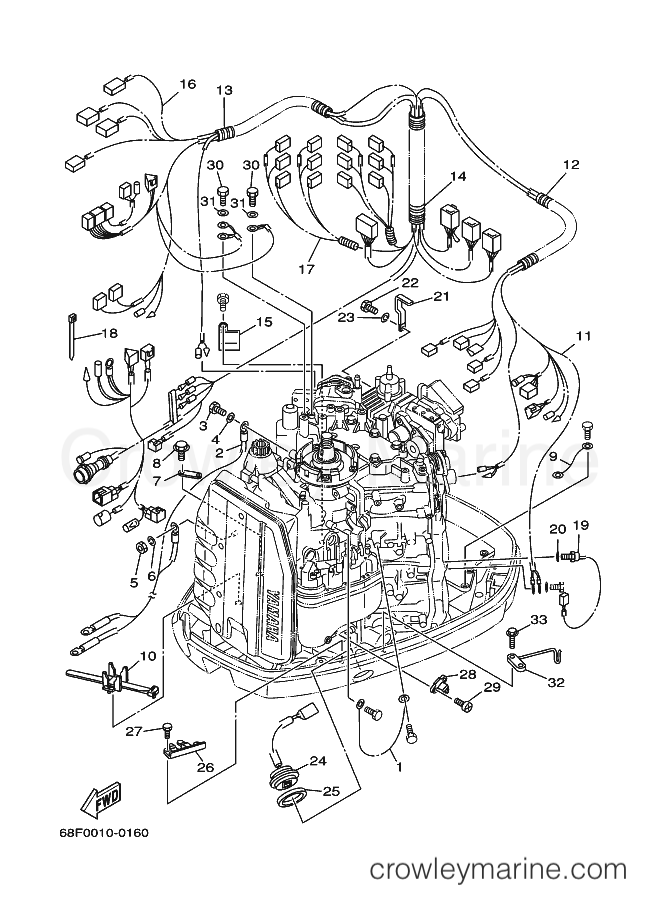 Yamaha Motors Z200TXR (68F) [040] - ELECTRICAL 2